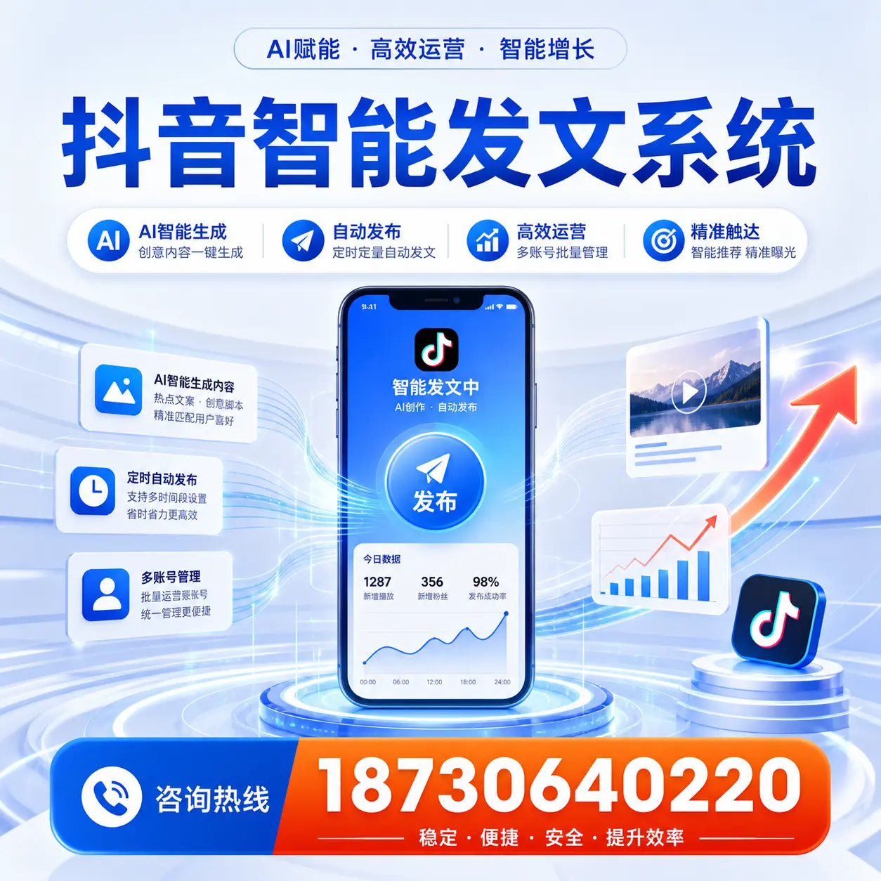 如何通过抖音智能发文系统提升 三沙 企业的市场竞争力